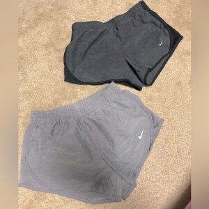 Nike Girls Sz Small Dri-Fit (2 pair- gray and black)